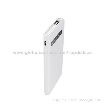 3,000mAh Thin Li-polymer Dual USB Port Power Bank for smartphone mobiles for iphone 6